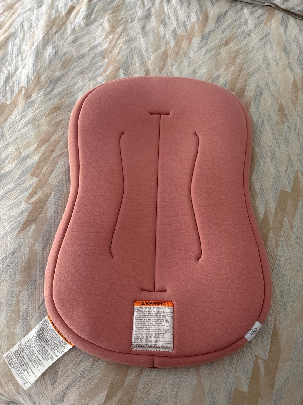 Snuggle Me Pink pillow + cover